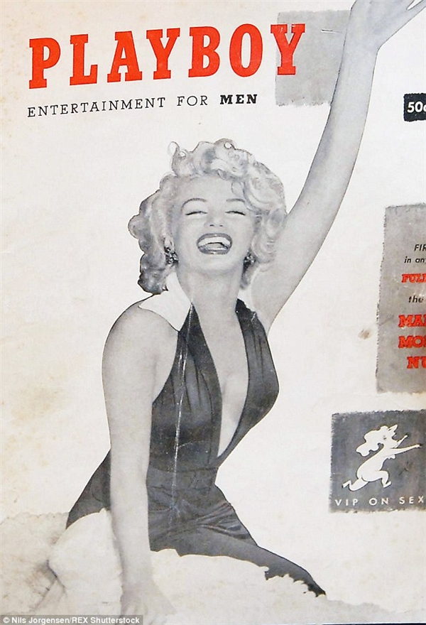 
 Ấn phẩm đầu tiên của Playboy với sự xuất hiện của Marilyn Monroe trên trang bìa ra đời vào tháng 12/1953. (Ảnh: Shutterstock)