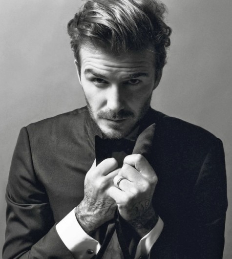 
David Beckham trong kiểu tóc Quiff.