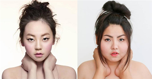 
Các bạn có nhận ra điểm khác biệt giữa hai bức ảnh không? Đó chính là đôi tay ôm lấy cổ của Sohee đã bị thay đổi đấy. (Ảnh: Internet)