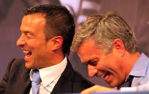 
Mourinho và Jorge Mendes