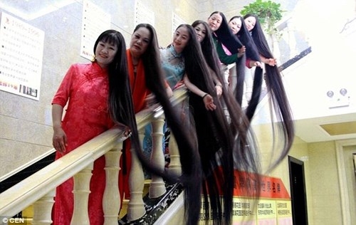 
Nhóm 8 phụ nữ đến từ các tỉnh khác nhau của Trung Quốc, đã nuôi tóc suốt 20 năm và tóc của một số người đạt độ dài tới 3,5m. Ngoại hình đặc biệt đã khiến họ được dân mạng Trung Quốc mệnh danh là "ma nữ tóc dài".