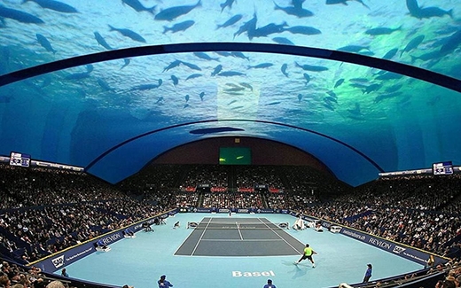 
Sân vận động ở Dubai phải được xây độc đáo như thế này mới tạo cảm hứng cho các đại gia chơi. (Ảnh: Internet)