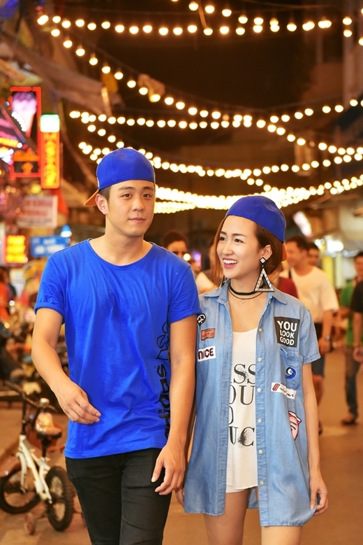 Trang Moon, HuyMe tay trong tay dự lễ hội đường phố