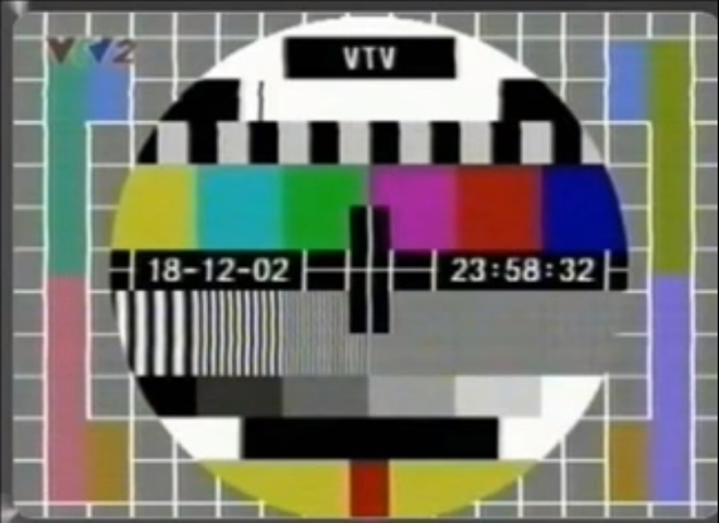 
Test card của đài VTV vào năm 2002