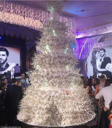 
Lễ cưới có sự tham dự của hơn 500 khách mời, chủ yếu là những người giàu có bậc nhất ở Nga. Tổng thống Armenia Serzh Sargisyanu cũng tới để chung vui cùng gia đình tỉ phú.