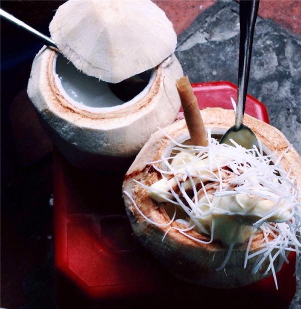 
Kem dừa – món ăn vặt không bao giờ lỗi thời. (Ảnh: Internet)