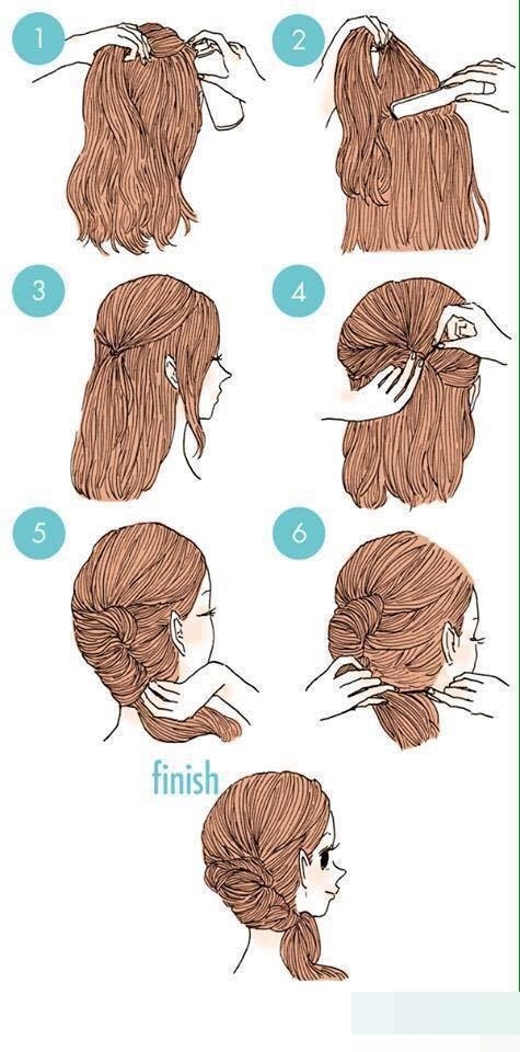 
Siêu đơn giản dành cho bạn nào bận rộn, chỉ với lược và kẹp tăm, kiểu tóc này chỉ mất của bạn 3 phút thôi. Ngoài ra bạn có thể thoái mái đội mũ bảo hiểm mà không sợ bị xù lên nữa nhé.
