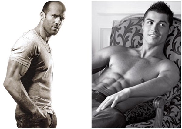 
Jason Statham và Ronaldo.
