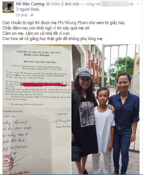 
Quán quân Vietnam Idol Kids vừa được mẹ nuôi tạo một trang cá nhân, ngay lập tức cậu bé háo hức khoe niềm vui mới cùng khán giả.  - Tin sao Viet - Tin tuc sao Viet - Scandal sao Viet - Tin tuc cua Sao - Tin cua Sao