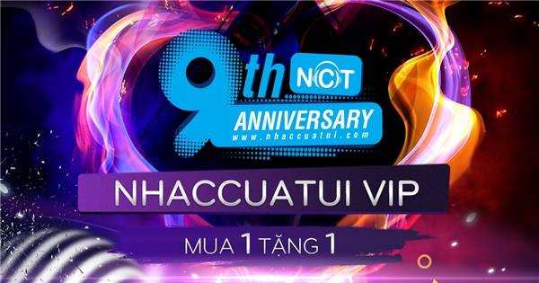 
Quà tặng NhacCuaTui VIP: “Nâng cấp NhacCuaTui VIP, mua 1 tháng tặng 1 tháng”. Áp dụng cho tất cả các user NhacCuaTui nâng cấp NhacCuaTui VIP 1 tháng thành công trong thời gian từ 25/07 – 07/08/2016.