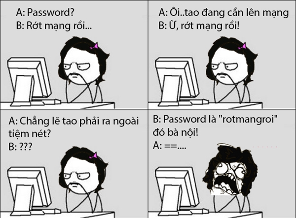 
Đúng là cái mật khẩu không ai nghĩ tới. (Ảnh: Internet)