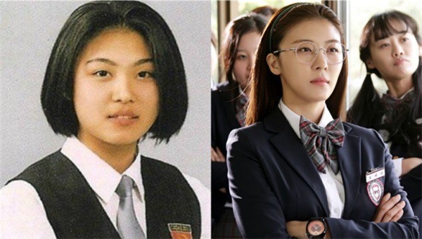 
Ngay cả "nữ hoàng" Ha Ji Won cũng từng khá mập khi còn là học sinh. Tuy nhiên, khi chính thức được debut, Ha Ji Won đã vô cùng thon thả và xinh đẹp. (Ảnh: Internet)