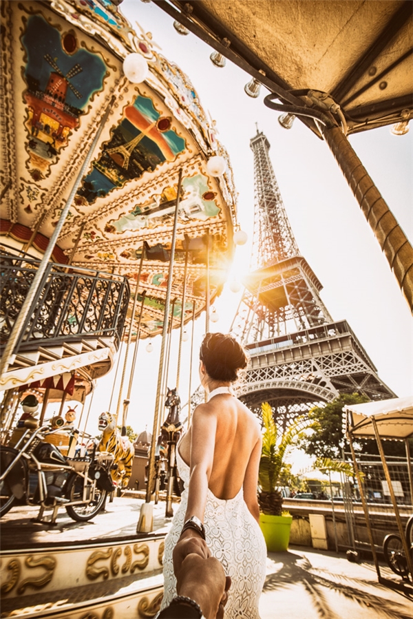 
Một góc ảnh rất đặc biệt về Tháp Eiffel - Pháp. (Ảnh: MrLee)