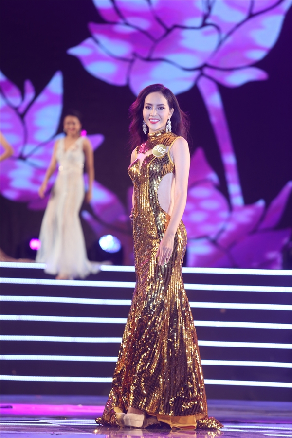 
Phạm Thị Ngọc Quý - một trong những thí sinh được đánh giá cao nhất đạt danh hiệu Người đẹp áo dài.