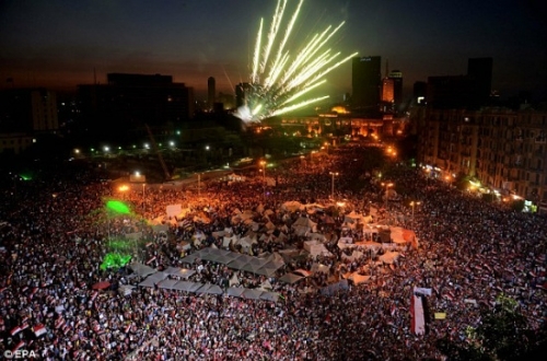 
Quảng trường Tahrir, nơi xảy ra vụ việc kinh hoàng.