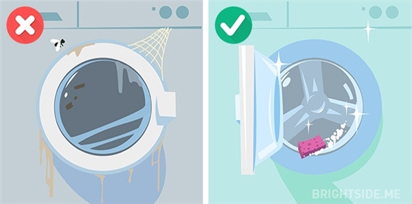 
Tổng vệ sinh máy giặt bằng cách cho máy chạy không có quần áo bên trong, để chế độ nước ấm và thêm giấm chua vào.