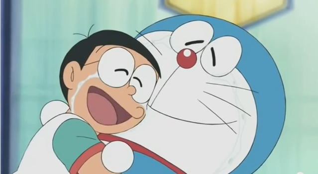 
Lúc Nobita òa khóc trong hạnh phúc...