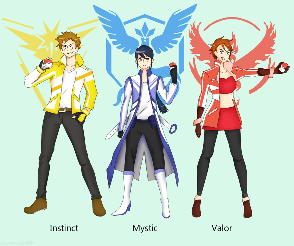 
Những team leader của Pokemon GO. (Ảnh: internet)