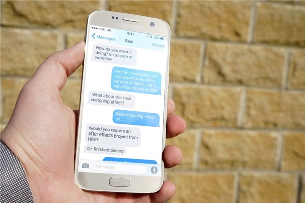 
Sử dụng thiết bị Android để gửi tin nhắn đến thiết bị iOS (Ảnh: internet)