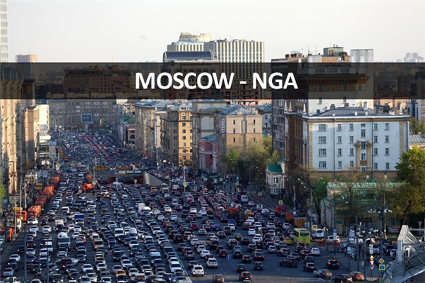 
Một cảnh tượng kẹt xe ở Moscow, so với Việt Nam thì vẫn còn dễ thở chán.