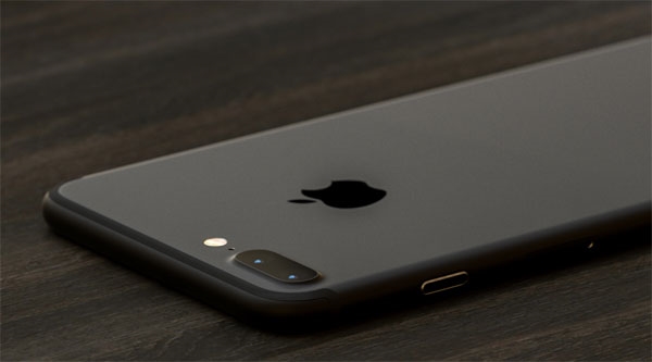
iPhone 7 Plus màu đen nhám. (Ảnh: internet)