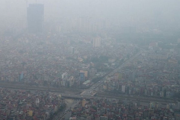 
Theo số liệu đo được, sáng nay không khí Hà Nội ô nhiễm đứng thứ nhì thế giới, sau Ấn Độ.
