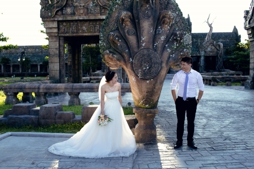 Bộ ảnh cưới được đôi trẻ chụp tại Tp. Đà Nẵng.