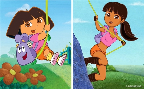 
Ắt hẳn các chàng trai sẽ dễ dàng "đổ đứ đừ" vì một cô nàng cá tính và thích phiêu lưu như Dora. (Ảnh: Bright Side)