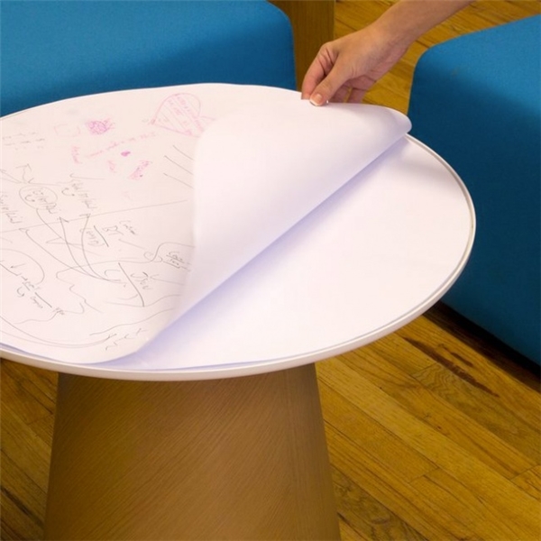 
Bàn giấy: Chiếc bàn này thích hợp cho những cuộc họp nhóm, bạn dễ dàng vạch ra chiến lược hay kế hoạch cho công việc của mình ngay trên mặt bàn.