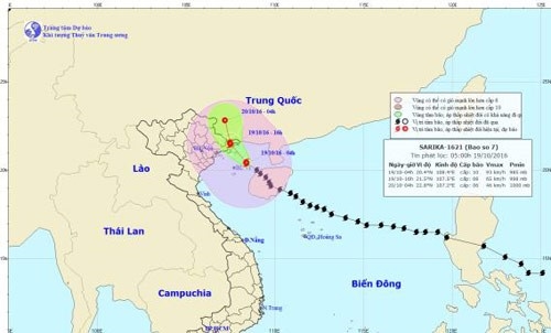 
Cảnh báo trong ngày và đêm nay sẽ xuất hiện mưa vừa, mưa to trên khu vực các tỉnh phía Đông Bắc Bộ, riêng Hải Phòng, Quảng Ninh, Lạng Sơn: 150-250mm/cả đợt. 