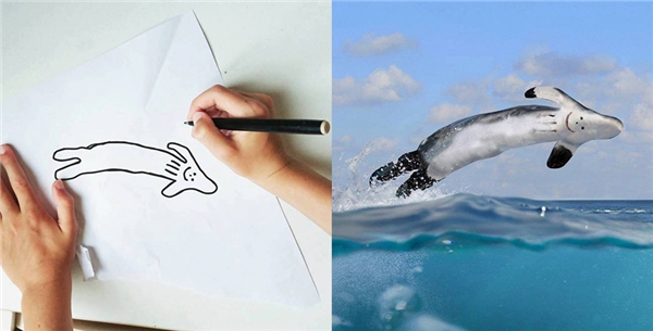 
Bé vẽ cá voi đó nhé, mọi người đừng hiểu nhầm.