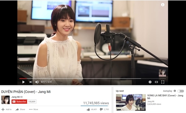 
Duyên phận của Jang Mi đã đạt hơn 11 triệu lượt xem.