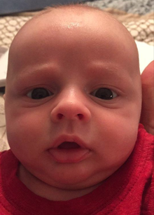 
Sarah Thompson chia sẻ bức ảnh con trai của cô – cậu bé Isaiah, nay chỉ mới được 2 tháng tuổi. (Ảnh: Sarah Thompson)
