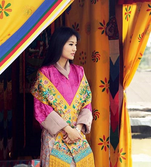 ​Hoàng hậu Bhutan Jetsun Pema xinh đẹp.