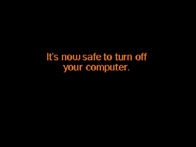
An toàn để tắt máy rồi đấy. (Ảnh: Internet)