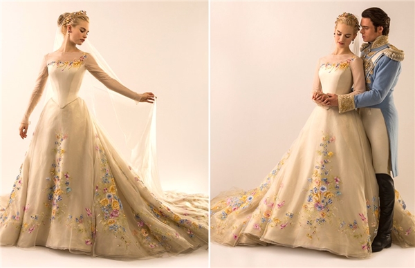 
Chiếc váy trắng mà Ella diện trong ngày cưới hoàng tử phải mất gần một tháng với đội ngũ 16 nhà thiết kế và thợ may lão luyện của nhà thiết kế Powell để hoàn thành. Nhà thiết kế tài ba luôn muốn tạo nên những điều ấn tượng, khác biệt từ hình mẫu mà mọi người đã quen nghĩ về các nhân vật cổ tích.