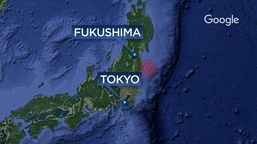 
Vị trí của trận động đất 7,3 độ Richter. (Ảnh: Google Maps)
