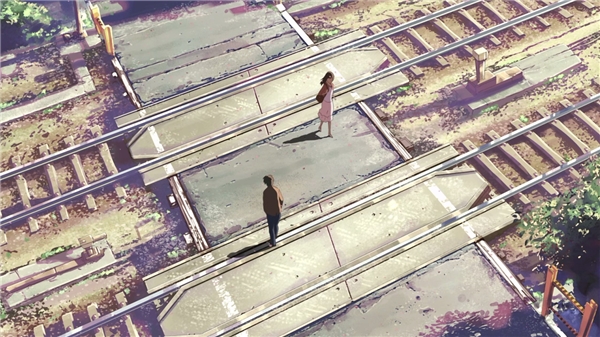 
Cảnh trong phim 5 Centimeters Per Second .