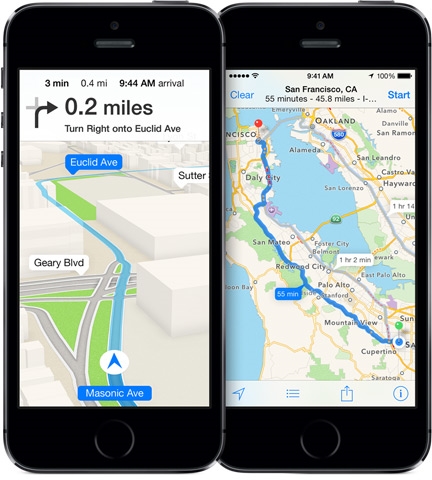 
Ứng dụng bản đồ Apple Maps bị chỉ trích đưa thông tin không chính xác. (Ảnh: internet)