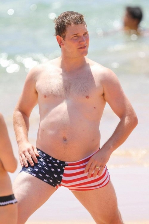 
Chris Pratt trước kia có thân hình béo ú, mập mạp và thiếu cơ bắp.