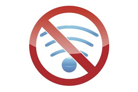 Sóng wifi không được phép hoạt động trên máy bay.