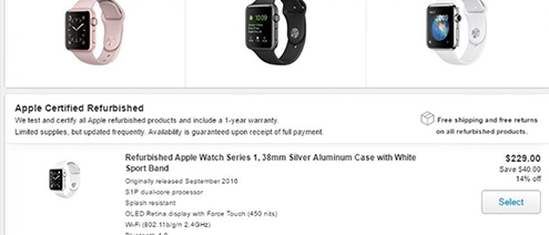 Apple bất ngờ bán Apple Watch hàng tân trang giá cực rẻ