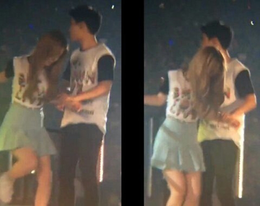 
Trong concert SM TOWN, D.O nhiệt tình đỡ tay Irene khi cô bước xuống sân khấu. Điều này cũng làm dấy lên tinh đồn cả hai đang hẹn hò.