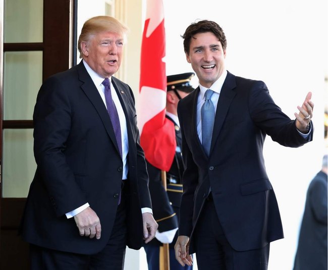 Thủ tướng Canada, Justin Trudeau, đã có chuyến thăm chính thức tới Mỹ lần đầu tiên sau khi ông Donald Trump chính thức nhậm chức Tổng thống.